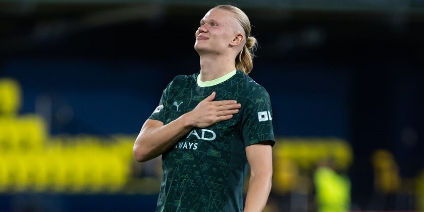 Erling Haaland teve a sorte de testemunhar a era da melhor equipa do Manchester City